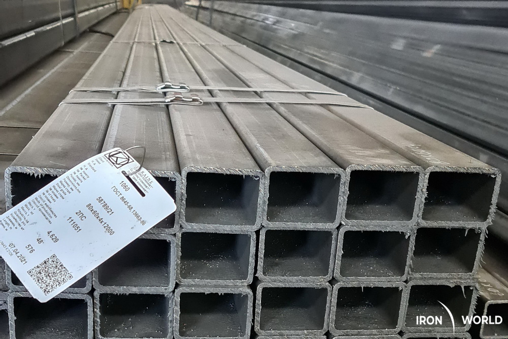 Труба профільна 80*60*4 Купити труба профільна 80*60*4 недорого з доставкою ∥ Великий сортамент ∥ Опт і дрібний опт ∥ Наявність на складі ∥ Найкращий вибір прокату в Залізному Світі